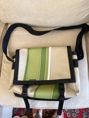 Holly Aiken Raleigh Airborne Large Messenger Bag Vegan Travel Tote Made in USA